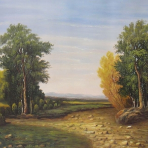寫(xiě)實(shí)油畫(huà)風(fēng)景作品