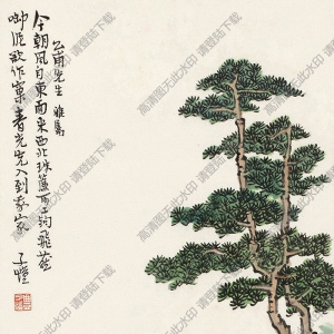 豐子愷漫畫_今朝風(fēng)自東面來_西北珠簾可上鉤_高清大圖下載