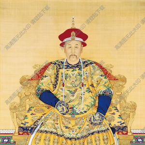郎世寧_雍正朝服像_國畫高清大圖下載