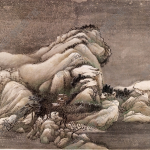 清 惲壽平 王翚《花卉山水》-10國(guó)畫(huà)高清大圖下載