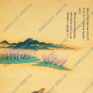 清 惲壽平《仿古山水冊(cè)》-2國(guó)畫(huà)高清大圖下載