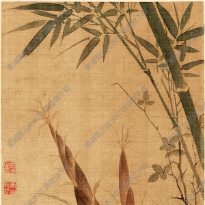 清 惲壽平《花果蔬菜》-1國(guó)畫(huà)高清大圖下載