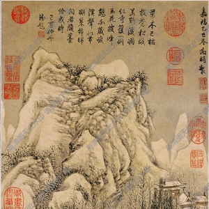 文徵明_山水圖_超高清_百度云網(wǎng)盤下載