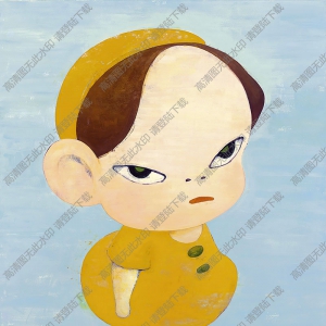 奈良美智油畫(huà)91高清圖片下載