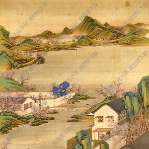 郎世寧_雍正十二月行樂圖02_二月踏青_高清大圖下載
