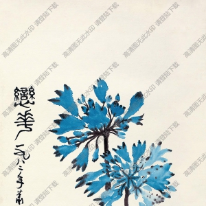 蕭淑芳國(guó)畫(huà) 丁香 高清大圖下載