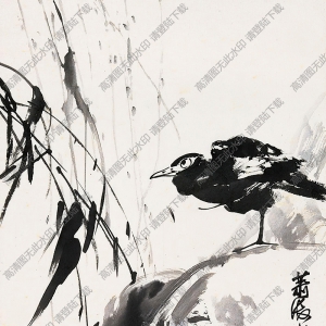 蕭淑芳國(guó)畫(huà) 獨(dú)棲 高清大圖下載