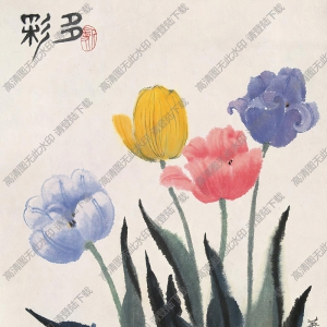 蕭淑芳國(guó)畫(huà) 多彩 高清大圖下載