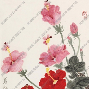 蕭淑芳國(guó)畫(huà) 繁花 高清大圖下載