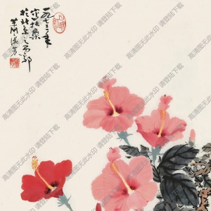 蕭淑芳國(guó)畫(huà) 扶桑2 高清大圖下載