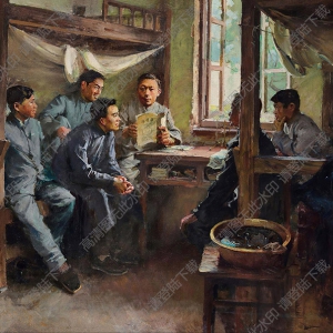 何孔德油畫(huà)作品 元帥與新青年-聶榮臻的青年時(shí)代 高清下載