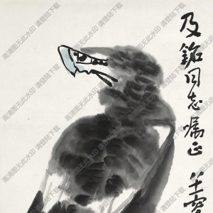 李苦禪作品_凝視_高清大圖下載