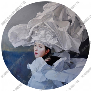 曾傳興油畫(huà) 白紙新娘 喚起記憶的歌 高清大圖下載