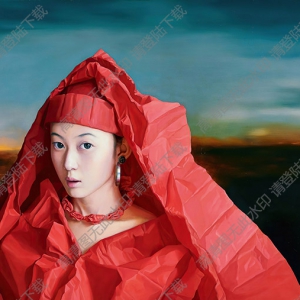 曾傳興油畫(huà) 黃昏天際 紙新娘 高清大圖下載