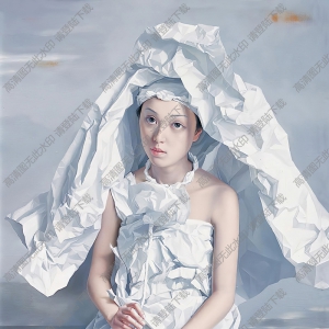 曾傳興油畫(huà)作品 紙新娘 逝 高清下載
