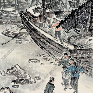 魏紫熙作品 軍民魚(yú)水情 高清大圖下載
