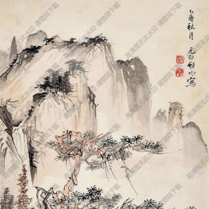 啟功國畫作品 松風(fēng)琴韻 高清下載