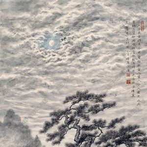 陶冷月國(guó)畫 詩(shī)意圖 高清大圖下載