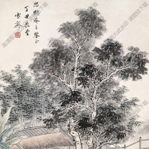 溥伒作品 山水畫(huà)8 高清大圖下載