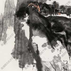 謝之光國(guó)畫作品 山水 高清下載