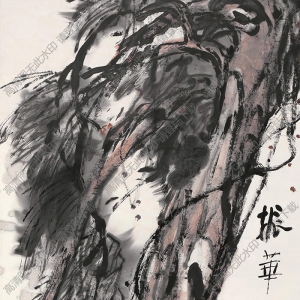 謝之光國(guó)畫作品 老松圖 高清下載