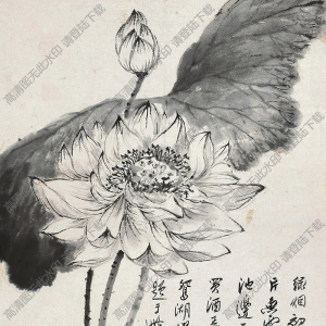 鄭午昌國(guó)畫(huà)作品 墨荷 高清下載