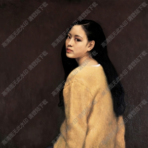 楊飛云油畫(huà) 女肖像2 高清大圖下載