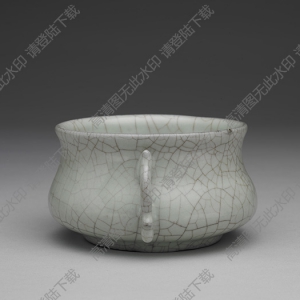 元 青瓷魚(yú)耳爐 高清大圖下載