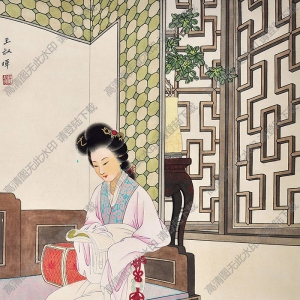 王叔暉國畫 仕女18 高清大圖下載