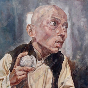曹勇油畫(huà) 活著 高清大圖下載
