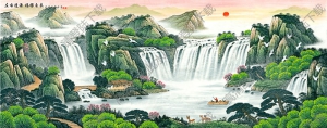 國(guó)畫(huà)名作_左右逢源、福祿自來(lái)_高清大圖下載