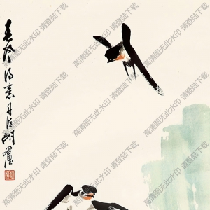 胡若思國畫 春風(fēng)得意 高清大圖下載