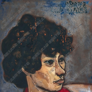 張曉剛作品 肖像4號(hào)，1983 高清大圖下載