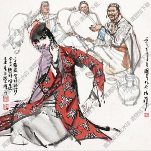 史國(guó)良國(guó)畫 天山之舞 (3) 高清大圖下載