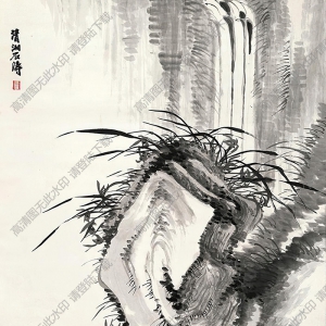 石濤國(guó)畫(huà) 花卉 高清大圖下載