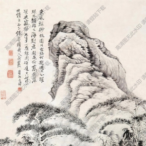 石濤國(guó)畫(huà) 山水 (2) 高清大圖下載
