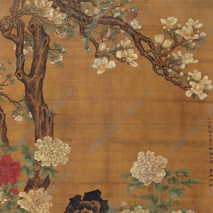 沈銓作品 花鳥(niǎo)圖 高清大圖下載