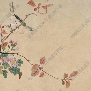 徐揚作品 翠羽鳴秋 高清大圖下載