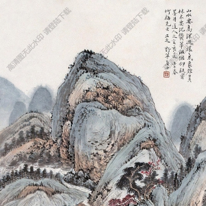 應(yīng)野平國畫 山水 (3) 高清大圖下載