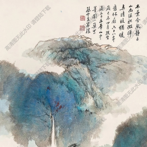 孫云生國(guó)畫 潑彩山水 (2) 高清大圖下載