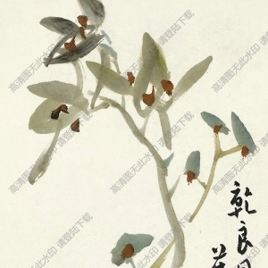 吳茀之國(guó)畫 蘭花 (1) 高清大圖下載