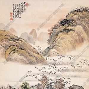 姜筠作品 霜樹風(fēng)鴉 高清大圖下載