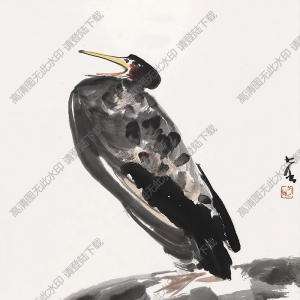 李瓊久作品 魚(yú)鷹 (2) 高清大圖下載
