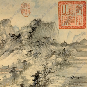 明代 陸達 摹古山水冊-1 高清大圖下載