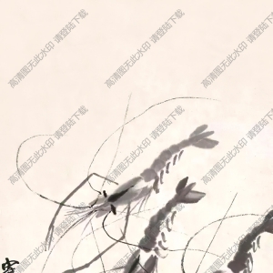 齊白石_魚、蝦、蟹_高清大圖下載