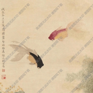 金章_金陶陶_國畫_金魚 (2)_高清大圖下載