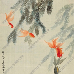 金章_金陶陶_國畫_金魚圖 (2)_高清大圖下載