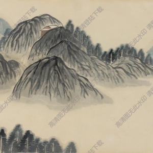 齊白石_23開借山圖冊(cè)19_高清大圖下載