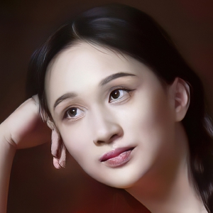 安靜油畫_入伏聽蟬_高清大圖下載