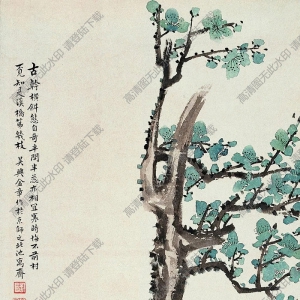 金章金陶陶國畫_墨梅圖_高清大圖下載
